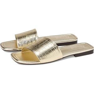 Seychelles Metallic Gold Slide Sandals